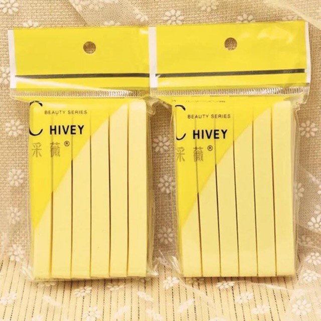 túi 12 chiếc Mút rửa mặt bọt biển rửa mặt, bông rửa mặt