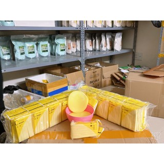 túi 12 chiếc Mút rửa mặt bọt biển rửa mặt, bông rửa mặt