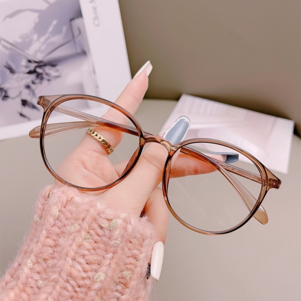Kính cận thị có độ Tuyết Nhung chống ánh sáng xanh, gọng nhựa tròn, giành cho học sinh, sinh viên gọng nhựa - Mã Z2110 | BigBuy360 - bigbuy360.vn