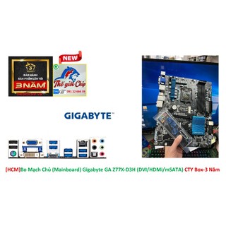 Bo mạch chủ gigabyte ga z77x-d3h cty box-3 năm