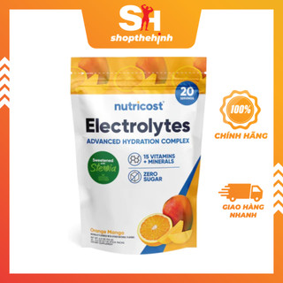 Nutricost Electrolytes Complex (20 Lần Dùng) - Giúp Tăng Sức Mạnh, Sức Bền, Bổ Sung Trước Khi Tập