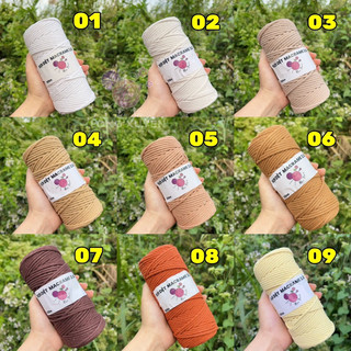 Sợi dệt thừng Macrame HUE YARN 3.0mm