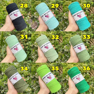 Sợi dệt thừng Macrame HUE YARN 3.0mm