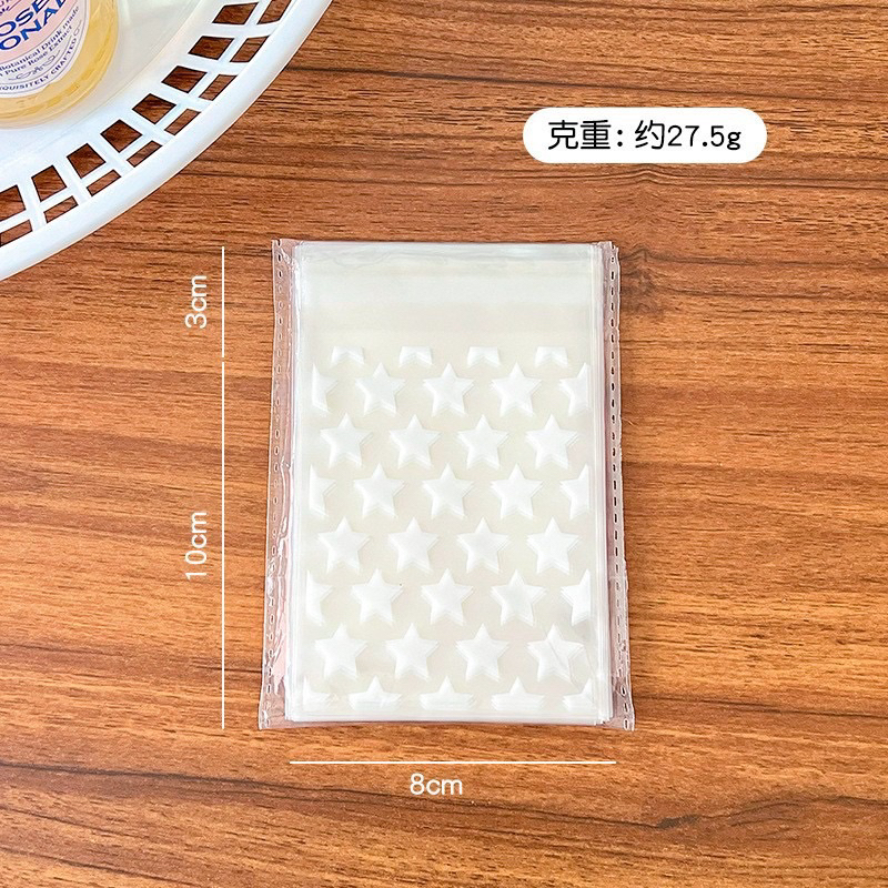 COMBO 100 TÚI BÓNG KÍNH NGÔI SAO, Túi đựng freebie, túi đựng photocard.
