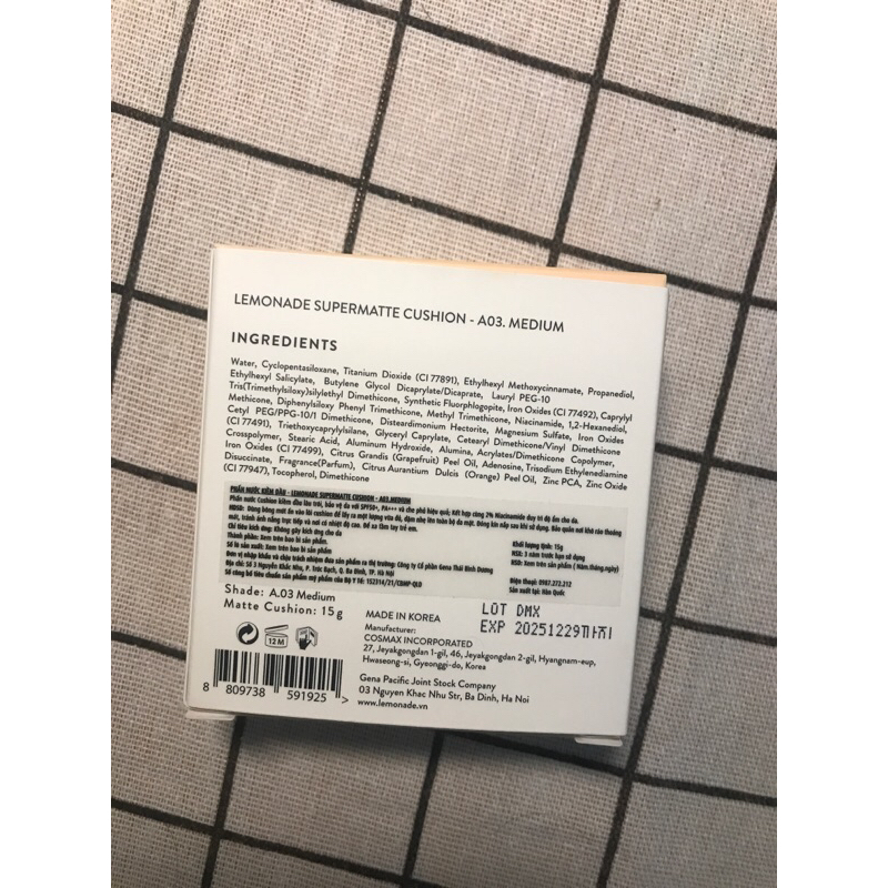 LEMONADE SUPERMATTE CUSHION-A03.