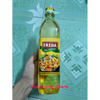 Dầu ăn thực vật Freda chai 1L.
