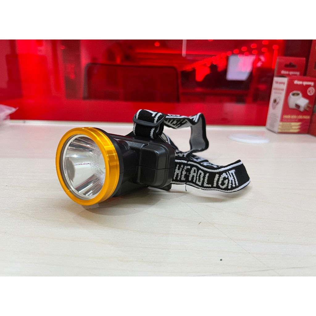 Đèn pin đội đầu cao cấp Điện Quang pin trâu 4-9h,ánh sáng vàng, trăng, bảo hành 12 tháng