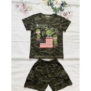 {HCM}_BỘ QUẦN ÁO CHÚ BỘ ĐỘI DÀNH CHO BÉ TRAI & BÉ GÁI,QUẦN ÁO RẰN RI COTTON TRẺ EM _Thuỷ Tiên Shop