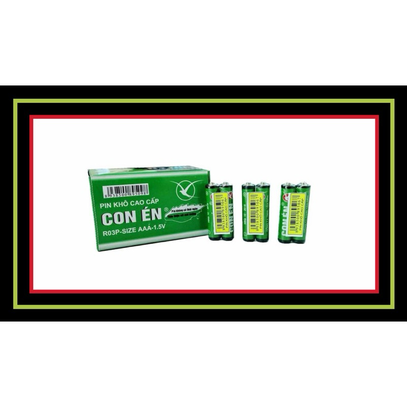 HỘP 40 VIÊN PIN ĐŨA AAA CON ÉN RO3P  - VPP QUỐC HUY