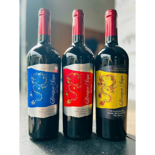 Rượu vang Sapo Dragon - 3 màu nhãn chai - vang VN