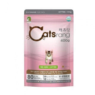 Thức ăn dạng hạt dành cho mèo con Catsrang 400g