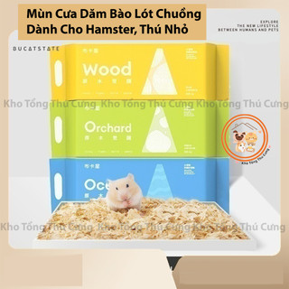  Mùn cưa dăm bào lót chuồng Bucatstate dành cho chuột hamster mini,bear,chinchilla,sóc,thỏ,bọ,nhím,không bụi,an toàn 1kg 