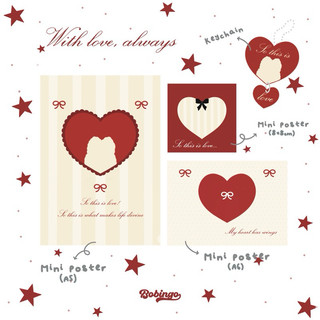 Bộ tranh ảnh và móc khoá 💌| Bobingo mini poster & keychain💌