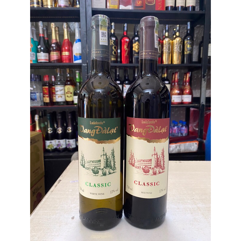Vang Đà Lạt Đỏ CLASSIC 12% 750ml