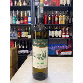 Vang đà lạt classic white wine trắng 12% 750ml