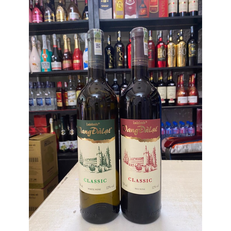 Vang Đà Lạt Đỏ CLASSIC 12% 750ml