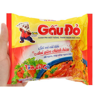 [COMBO 5 GÓI] Mì gấu đỏ tôm & gà 63gr