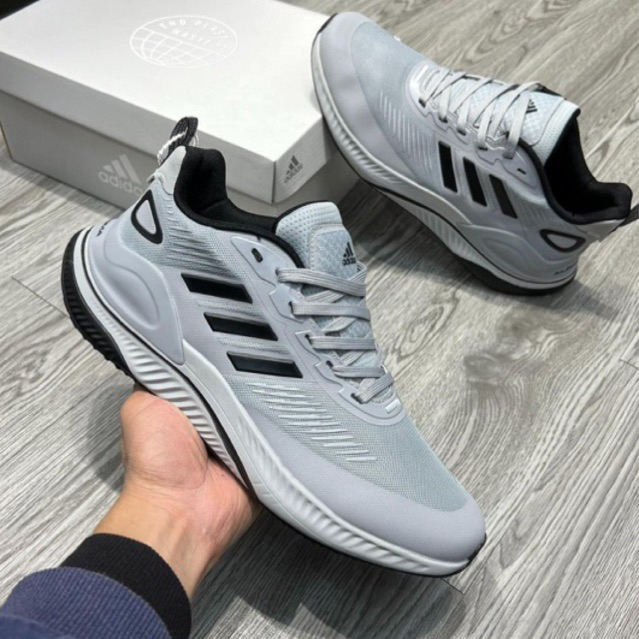 Giày Thể Thao Alphabounce alphamagma Xám Đen Hót Nhất