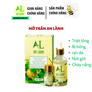 Mỡ trăn nguyên chất an lành dùng triệt lông, rạn nức da, sẹo bỏng, da khô, thâm mụn
