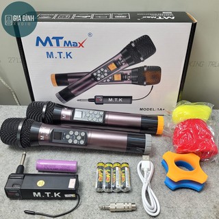 Micro không dây đa năng MTK 1A+ NEW - Tích hợp chỉnh bass, treble, echo ngay trên thân mic