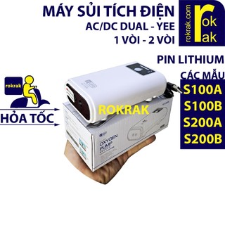 Máy Sục Sủi Khí Oxy Tích Điện YEE | SOBO 1 - 2 VÒI cho hồ cá thủy sinh