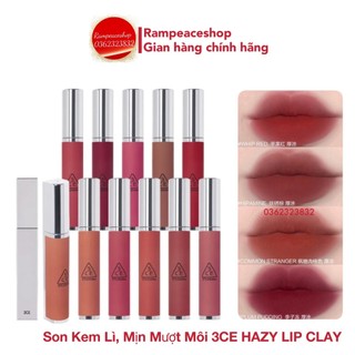Son kem lì, mịn môi 3ce hazy lip clay