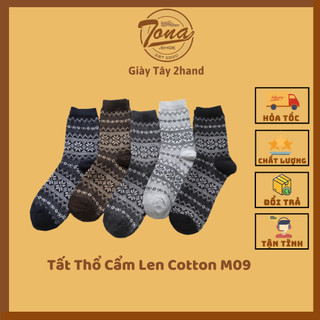 Tất thổ cẩm vintage cổ cao đủ màu m9