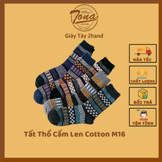 Tất thổ cẩm vintage cổ cao đủ màu m16