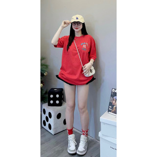(SẴN HCM) ÁO THUN S/C ĐỎ NỜ I