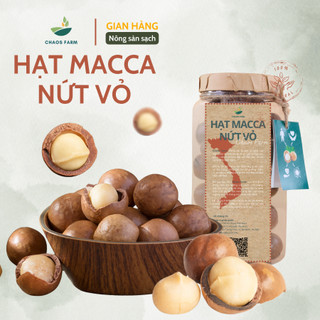 Hạt macca nứt vỏ 500gr Chaos Farm - Hạt mắc ca Đắk Lắk - Hạt ngũ cốc dinh dưỡng