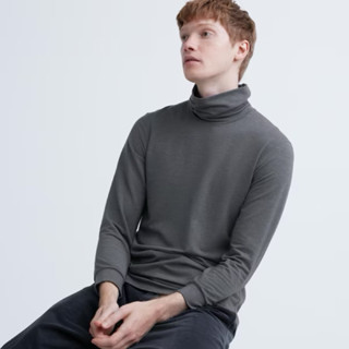 Áo giữ nhiệt Nam Heattech Extra Warm Cotton Uni qlo Áo Thun Cổ Lọ