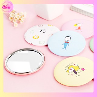 Gương soi tròn mini cầm tay, gương nhỏ gọn bỏ túi, nhiều màu sắc, kính tròn soi, giao màu ngẫu nhiên - G001