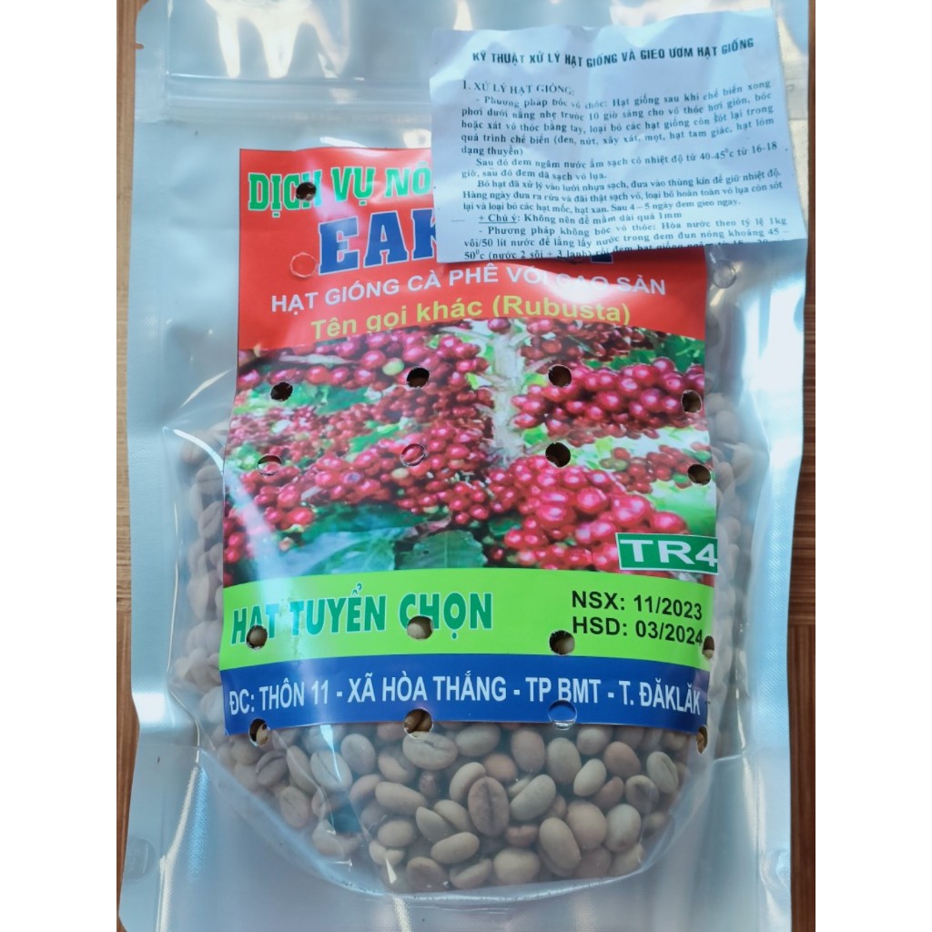 1kg hạt giống cà phê tr4
