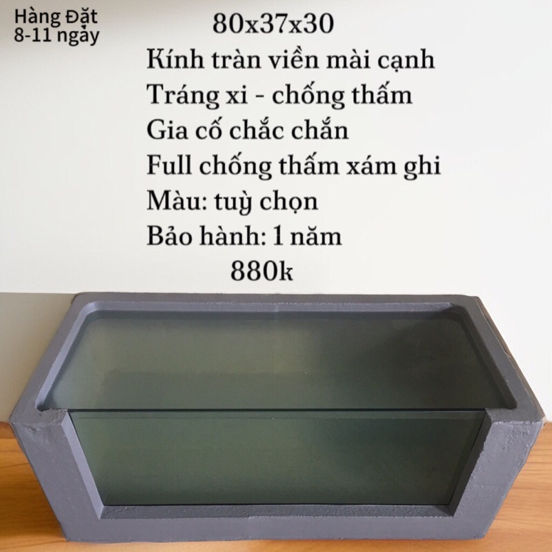Thùng Xốp Gắn Kính Nuôi Cá/ Thuỷ Sinh - Hồ Xốp Chất Lượng Cao