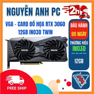 Vga ino3d rtx 3060 twin 12gb đã sử dụng - bh 3 tháng