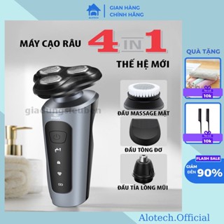 Máy Cạo Râu cho nam 9D Shaver 4in1 polka.store Tặng Kèm 6 Phụ Kiện Cao Cấp Bảo Hành 12 Tháng Lỗi 1 Đổi 1
