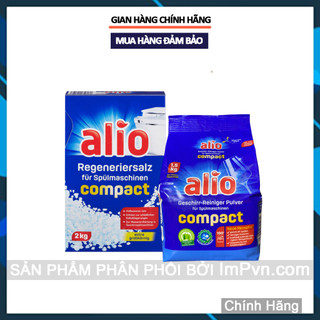 Bộ đôi Alio Bột rửa và muối mềm nước dành cho máy rửa chén  - ImP - ImPvn