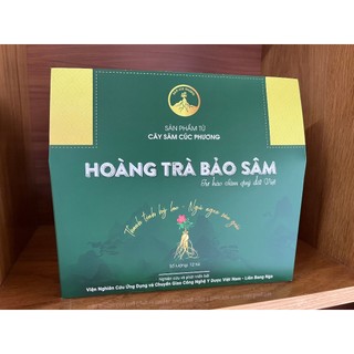 Hoàng trà Bảo sâm; Trà sâm Cúc phương ( 12 túi lọc)