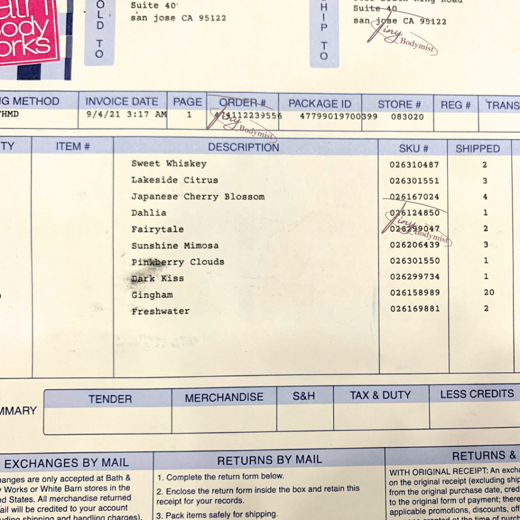 Xịt thơm 10ml mùi cho học sinh, sinh viên body mist Bath and Body Works