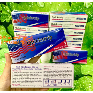 4 Que Thử Thai Giúp Phát Hiện Thai Sớm - Que Thử Thai Quick Strip Lá Cờ