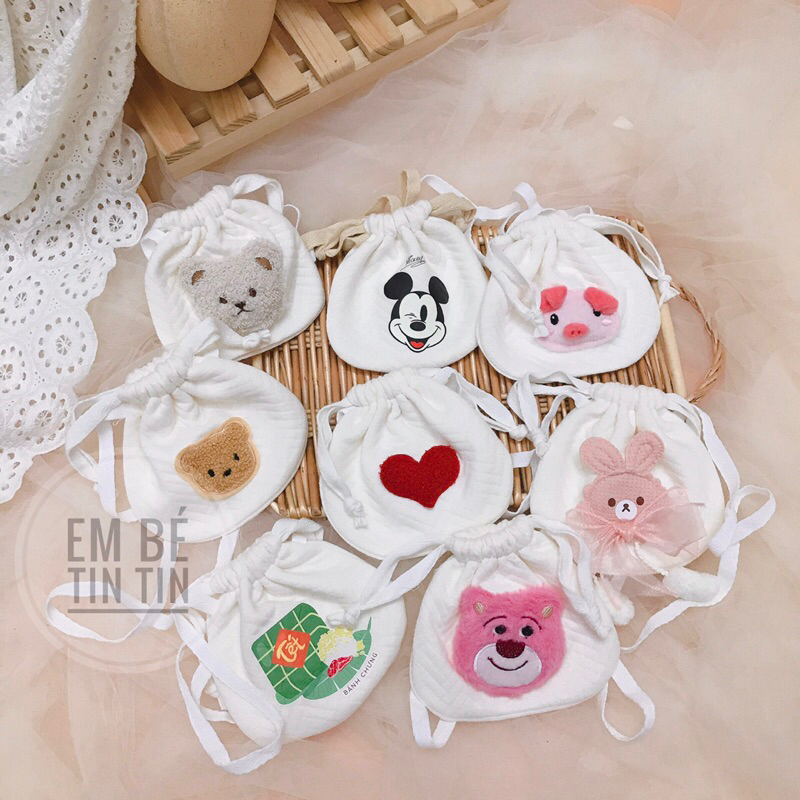 Túi đựng tỏi tránh vía độc - Túi đựng lì xì cho bé