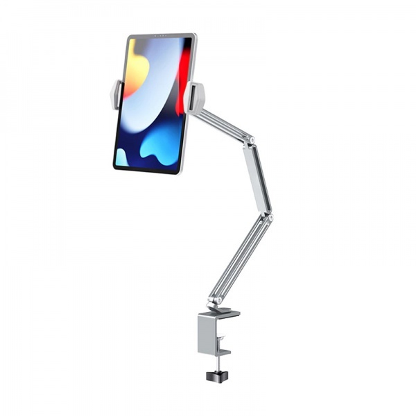 Arm nâng hạ kiêm giá đỡ nâng hạ iPad, Tablet, máy tính bảng P67 kẹp bàn giữ xoay 360 độ, dán cao cấp