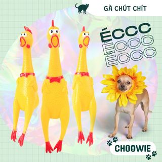 Đồ chơi GÀ CHÚT CHÍT dành cho chó mèo 28 cm