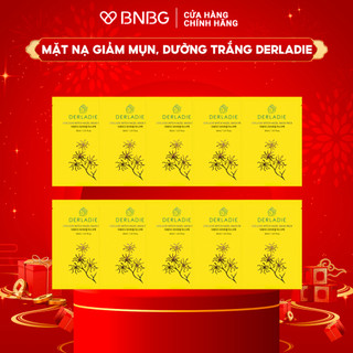 Combo 10 Mặt nạ Derladie Witch Hazel Mask Pack giảm mụn, dưỡng sáng da 30ml x 10