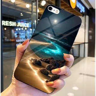 Ốp Lưng IPHONE 6, 7, 8, 6S, 6 PLUS, 6S PLUS Mặt lưng kính tráng gương, thiết kế thiên hà