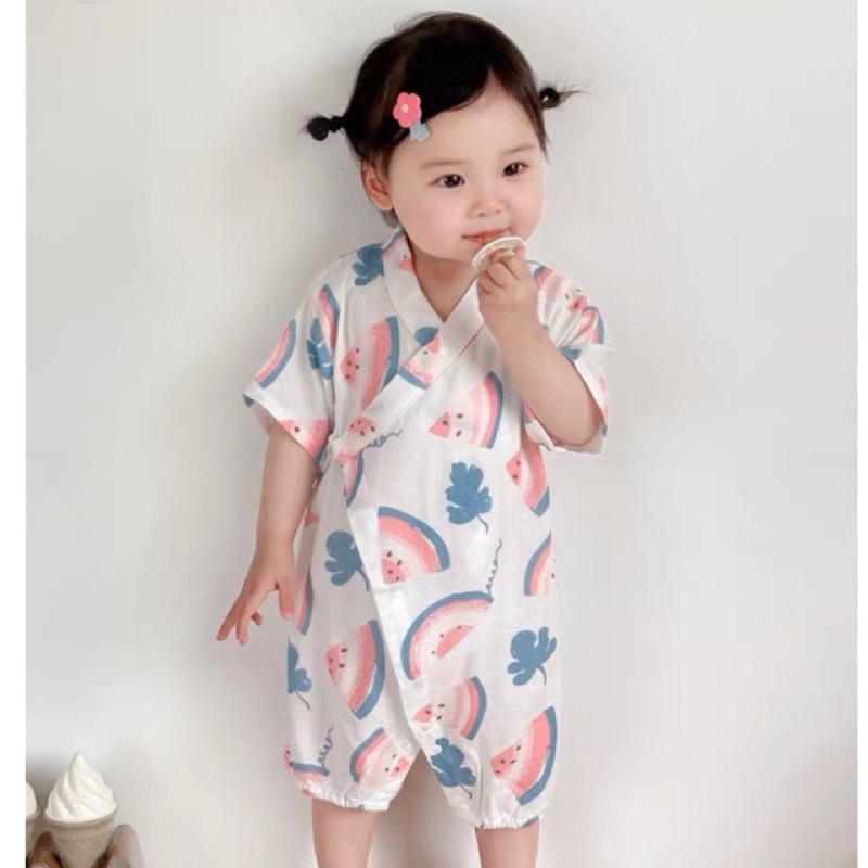 Bộ body đùi KIMONO cho bé trai, bé gái, hàng xuất Hàn cao cấp