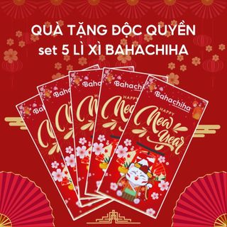 (QUÀ TẶNG KHÔNG BÁN) set 5  Lì xì Tết Fukuske thích hợp làm quà tặng dịp Tết Nguyên đán