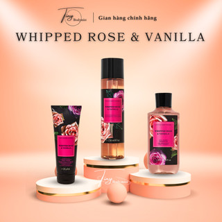 Xịt thơm toàn thân whipped rose & vanilla body mist bath and body works 36ml - 236ml