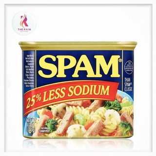 Thịt hộp SPAM 25% Less Sodium 340g của Mỹ