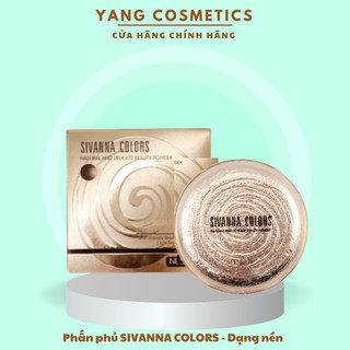 Phấn Phủ Dạng Nén Sivanna Colors Natural And Delicate Beauty Powder Silky Smooth 20g